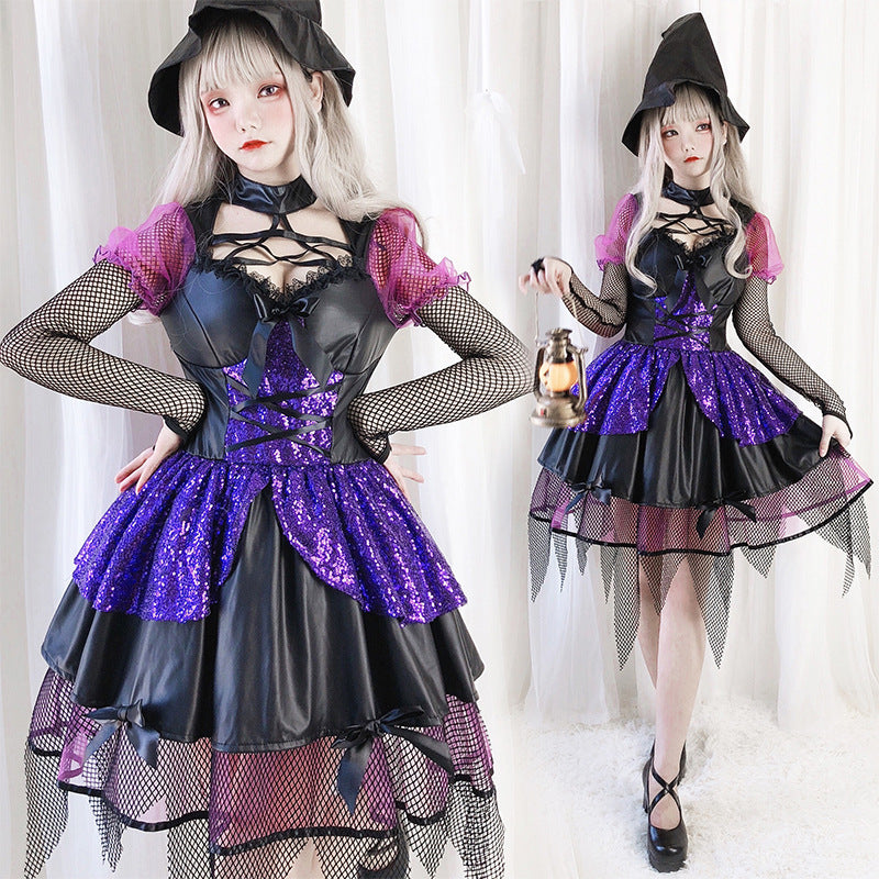【ハロウィン】コスプレ cosplay リトルウィッチ ウィッチ デビル ヴァンパイア レディース
