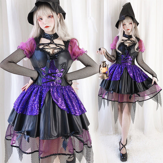 【ハロウィン】コスプレ cosplay リトルウィッチ ウィッチ デビル ヴァンパイア レディース