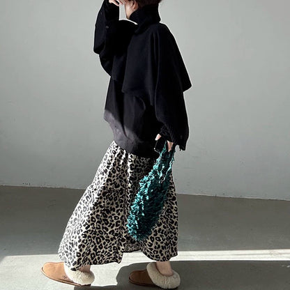 【トップス】イレギュラー 春 秋 冬 ショート丈  レイヤード セーター 【JZシリーズ】