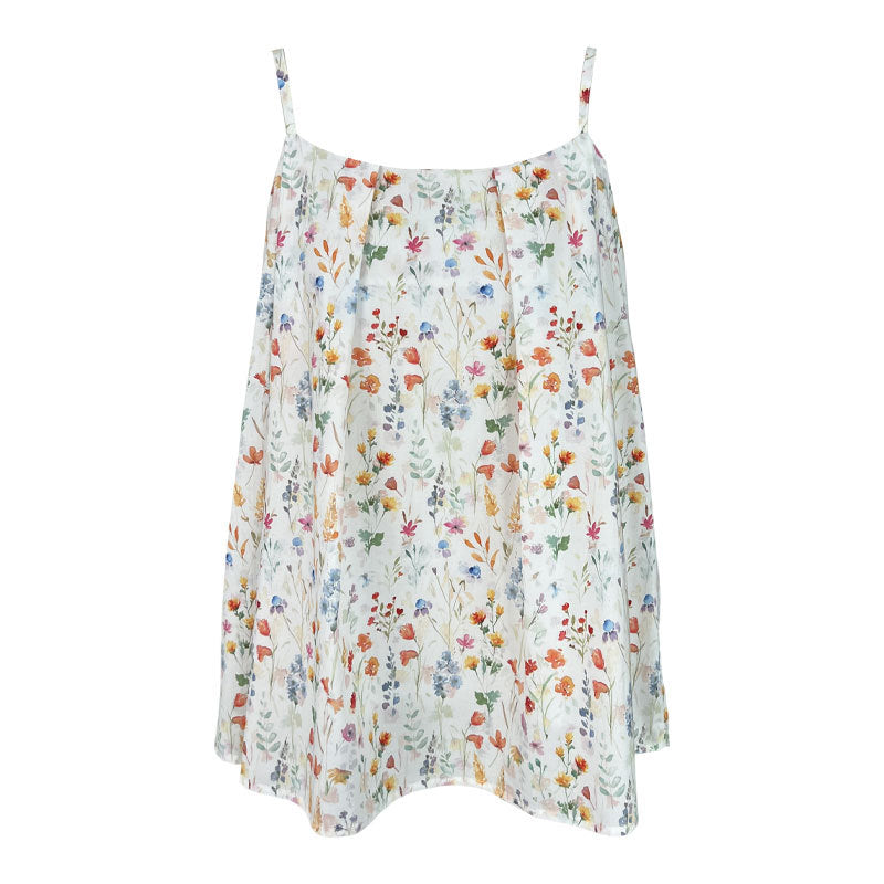 【トップス】夏 花柄 涼やか タンクトップ/キャミソール 【SHシリーズ】