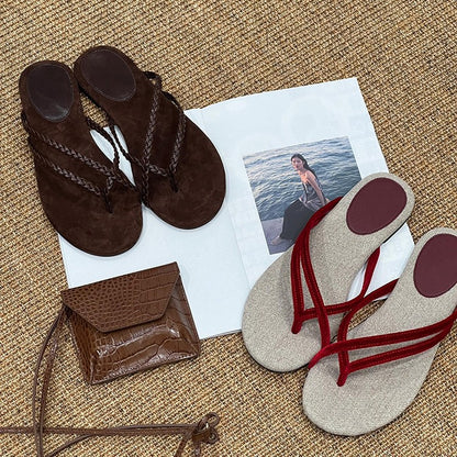 【シューズ】夏 着まわしやすい  グルカ サンダル