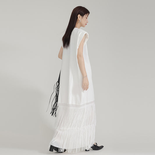 【ワンピース】レディース ワンピース 夏  ノースリーブ ミモレ丈ワンピース ゆったり きれいめ 高見え【AHシリーズ】