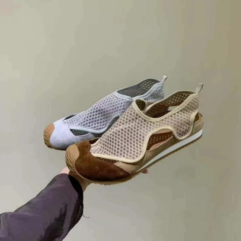 【シューズ】【15～20日内発送】夏 スリッポン クロスストラップ バックストラップ スポーツサンダル 【JZシリーズ】