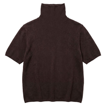 【トップス】オフタートルネック ニット ウール 半袖 Ｔシャツ 【JZシリーズ】