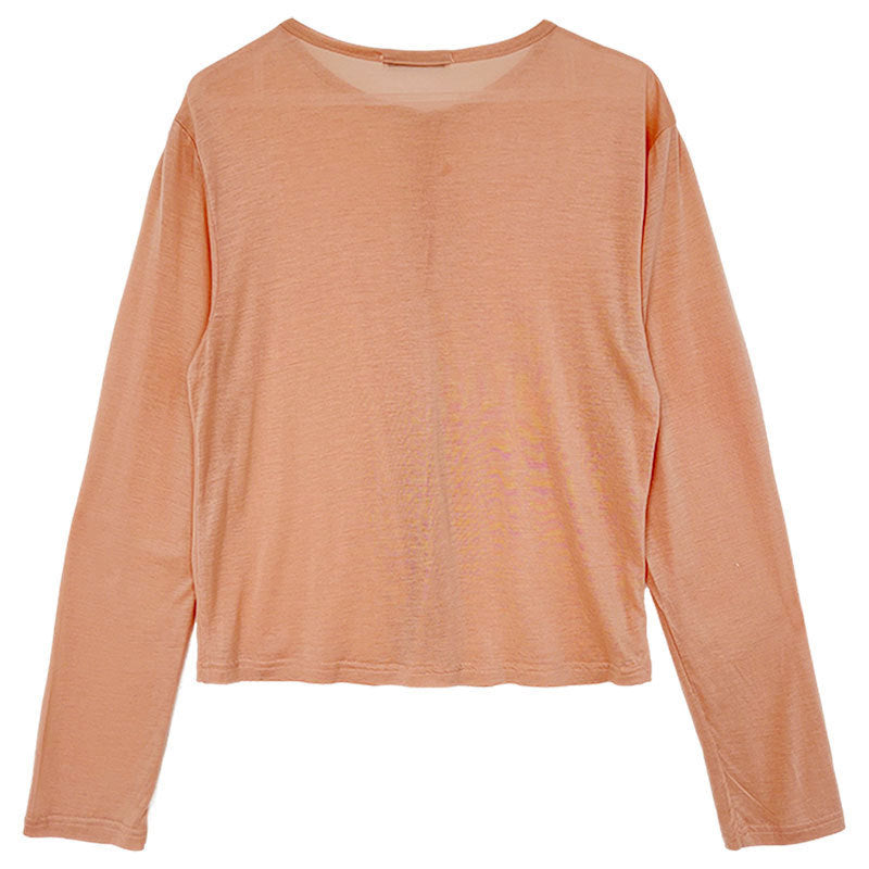 【アウター】夏 春 秋 テンセル 日焼け止め 涼やか カーディガン【SNシリーズ】