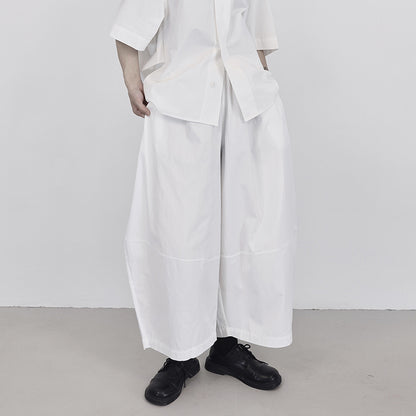 【ボトムス】夏 バルーンパンツ  ゆったりシルエット 	カジュアルパンツ 【AHシリーズ】