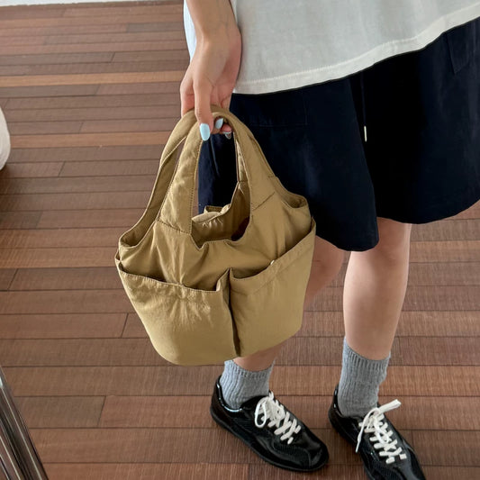 【バッグ】ニッチ キャンバス ミニバッグ バケツバッグ ハンドバッグ 【JZシリーズ】