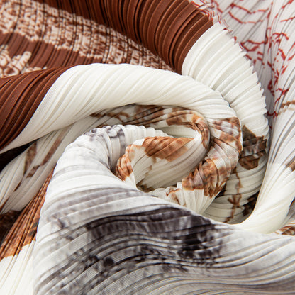 【ボトムス】夏 花柄  ハイウエスト プリーツ スカート 【SHシリーズ】