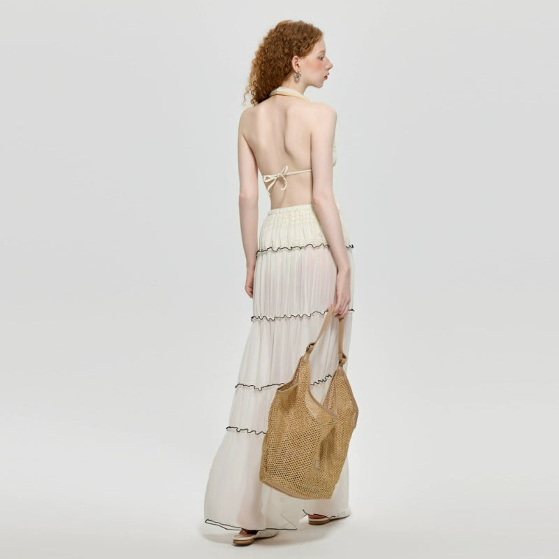 【グッズ】夏 リゾートビーチ向け セパレート ビキニトップ＋ショーツ＋スカート 3点セット 水着 【SHシリーズ】