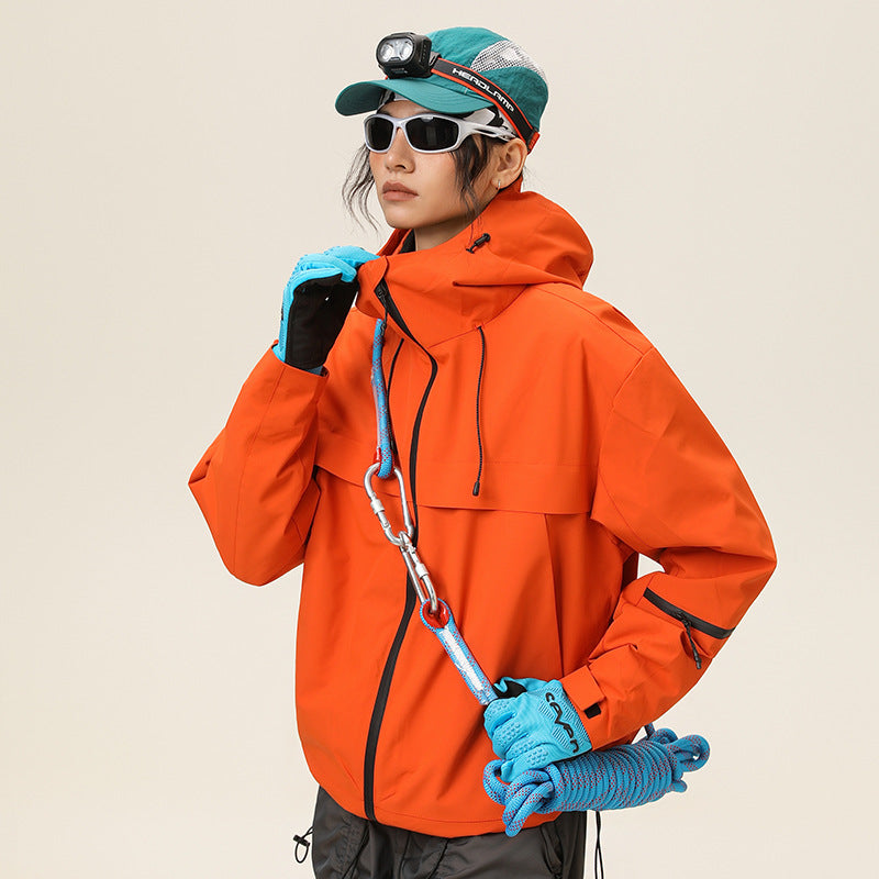 【アウター】アウトドア ドーパミンカラー 着脱可能 マウンテンパーカー 男女兼用  防風防寒 登山ウェアジャケット
【FCシリーズ】