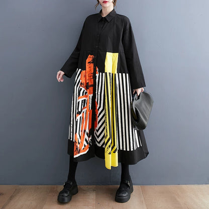 【ワンピース】大きいサイズ レディース 2026春夏新作 ゆったり 花柄切替 カジュアル長袖ワンピース 着痩せ 気質 上品
【SHシリーズ】