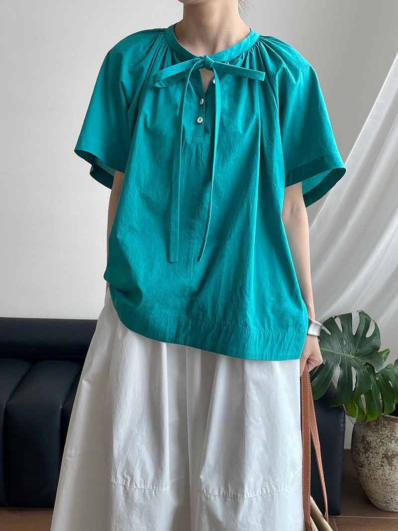 【トップス】夏 プルオーバー きれいめ ブラウス 【JZシリーズ】