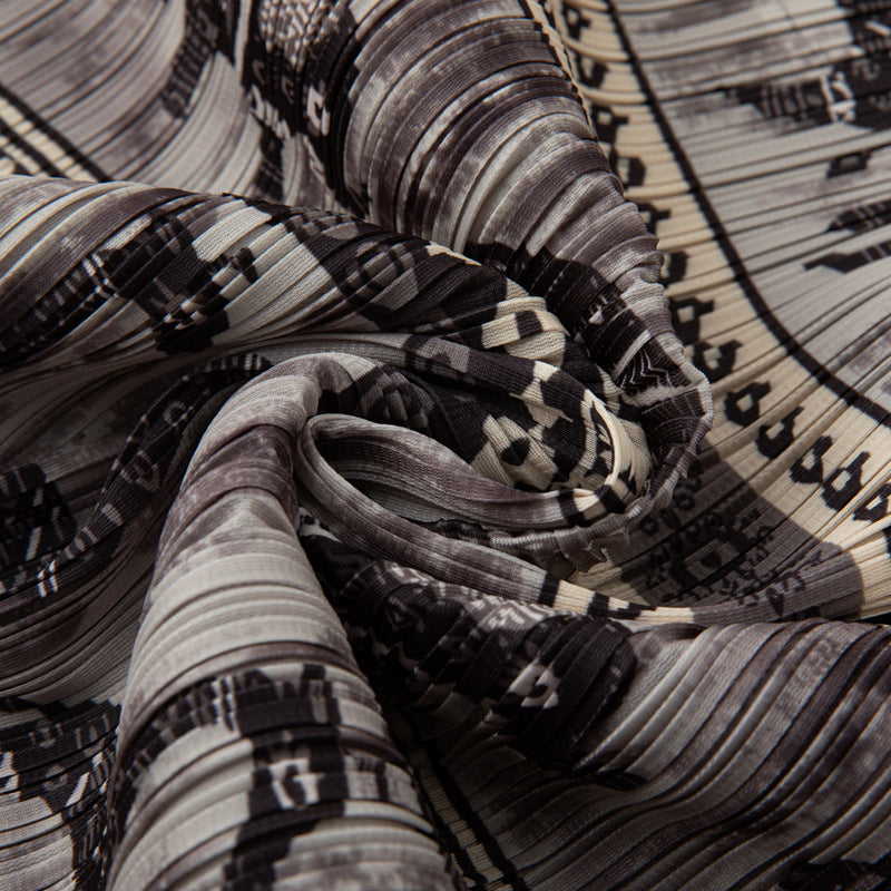 【ボトムス】夏 気質＊象モチーフデザイン レトロ スカート【SHシリーズ】