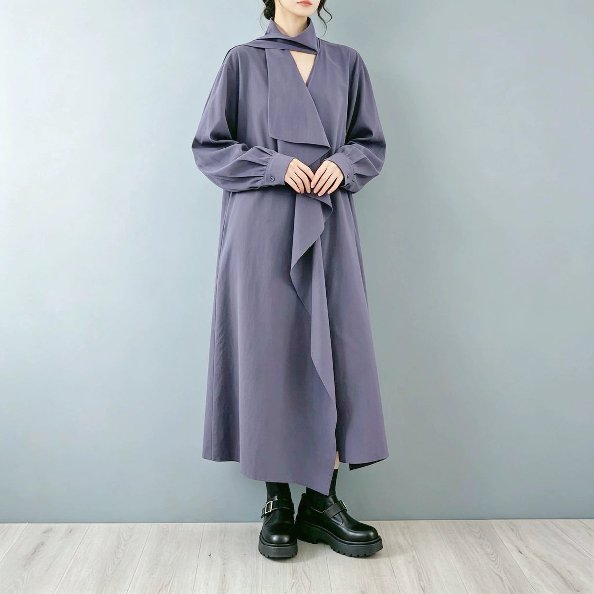 【アウター】シンプル無地ロングコート レディース 秋冬新作 韓国風 ゆったり 上品 カジュアル トレンチコート
【JZシリーズ】