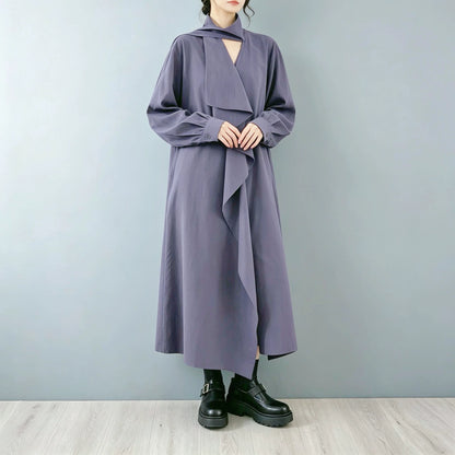 【アウター】シンプル無地ロングコート レディース 秋冬新作 韓国風 ゆったり 上品 カジュアル トレンチコート
【JZシリーズ】