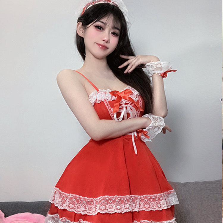 クリスマス】クリスマスコスチューム レディース 赤色 セクシー
