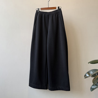 【ボトムス】🌟上品＆着瘦せ効果♡裏起毛ワイドスウェットパンツ 秋冬 レディース【JZシリーズ】