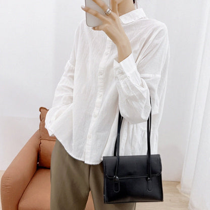 【トップス】春夏新作 大人可愛い コーデしやすい シンプルデザイン シャツ