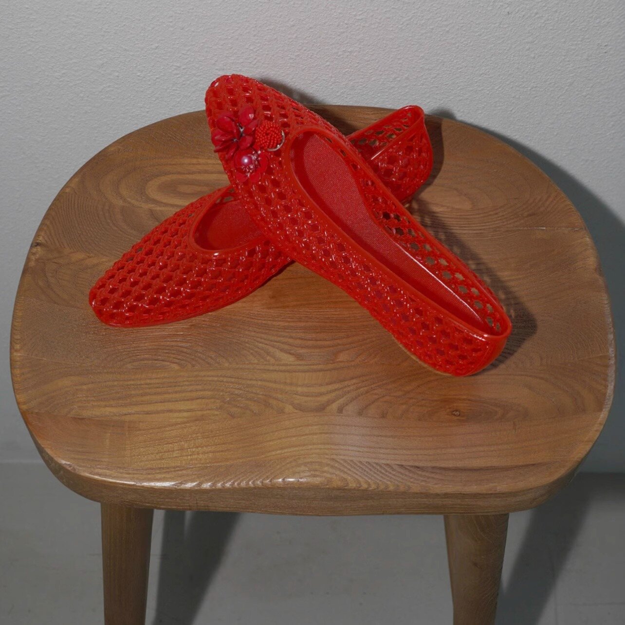 【シューズ】夏 ポインテッドトゥ ホールデザイン DIY対応 ホールサンダル 【JZシリーズ】