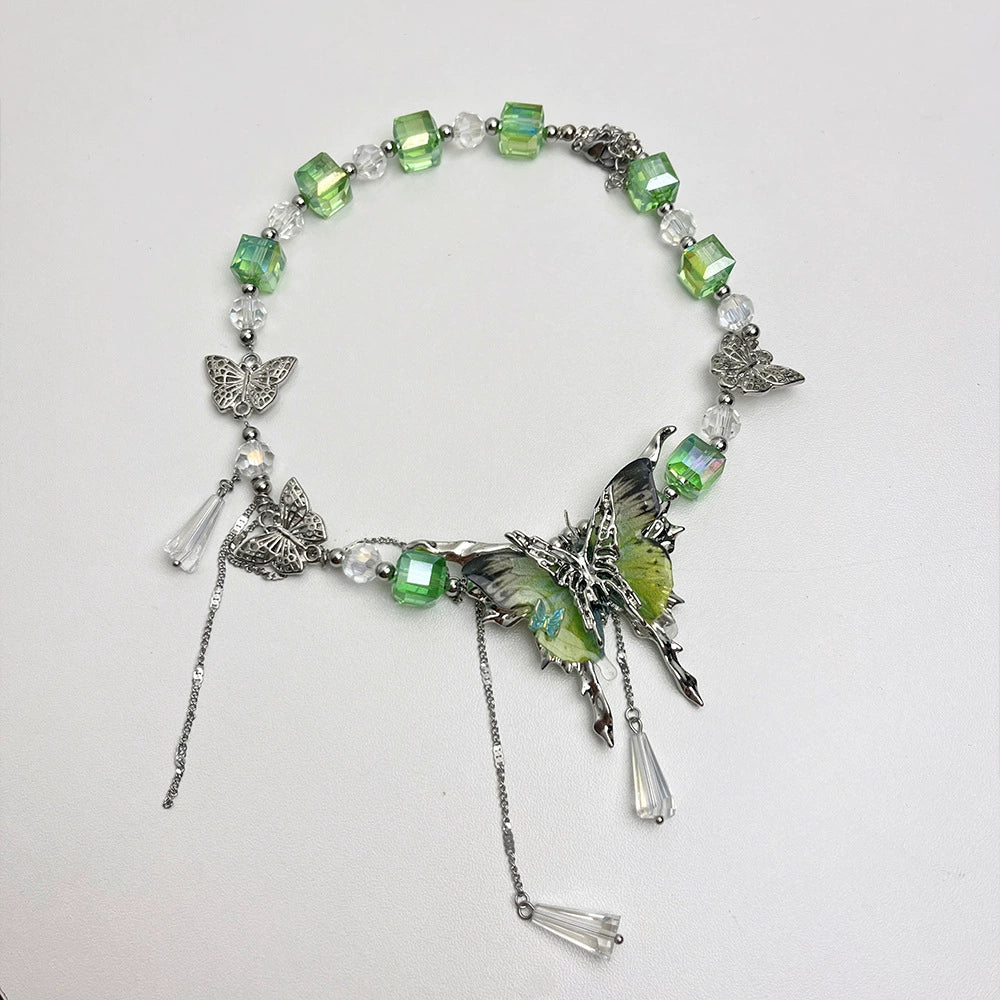 【🎁 B2G1｜先行スタート！】【グッズ】蝶モチーフ ネックレス レディース クール感 鎖骨ネックレス 精緻 チョーカー