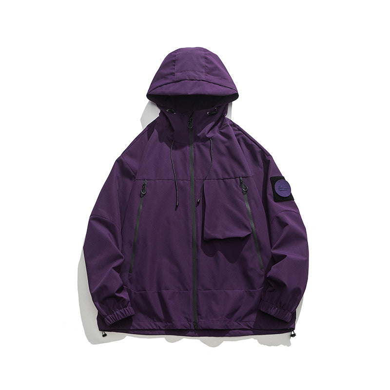 2/25~3/2 | 期間限定⭐️60%OFF【アウター】アウトドア機能 防風 ゆったり 春新作 フード付き カジュアル アメカジ 登山 マウンテンパーカー 男女兼用ジャケット【FCシリーズ】