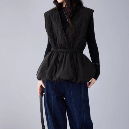 【トップス】日系 春秋新作 ノースリーブ Vネック ベスト