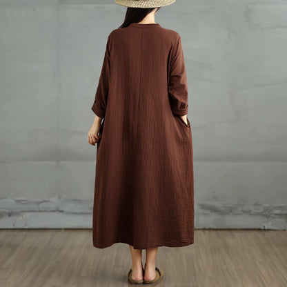 60%OFF⭐️期間限定【ワンピース】新作 レトロ風 ナチュラル系 ゆったり ロングスリーブ ダブルレイヤー シフォン フレア 長袖ワンピース【AHシリーズ】