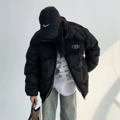 【アウター】春 秋 冬 高級感 シャネル風 レトロ カップル用 厚手 刺繍 綿入れコート【FCシリーズ】