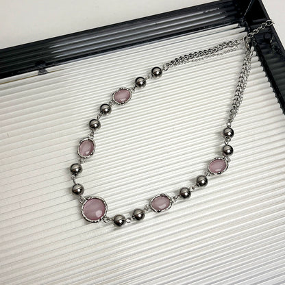 【🎁 B2G1｜先行スタート！】【グッズ】デザイン感 ネックレス レディース INS風 人気 ラグジュアリー クリスタル チョーカー アクセサリー