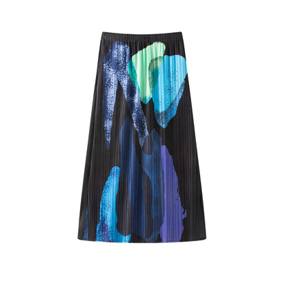 【ボトムス】夏 型崩れしにくい ポケット付き 花柄 スカート 【SHシリーズ】