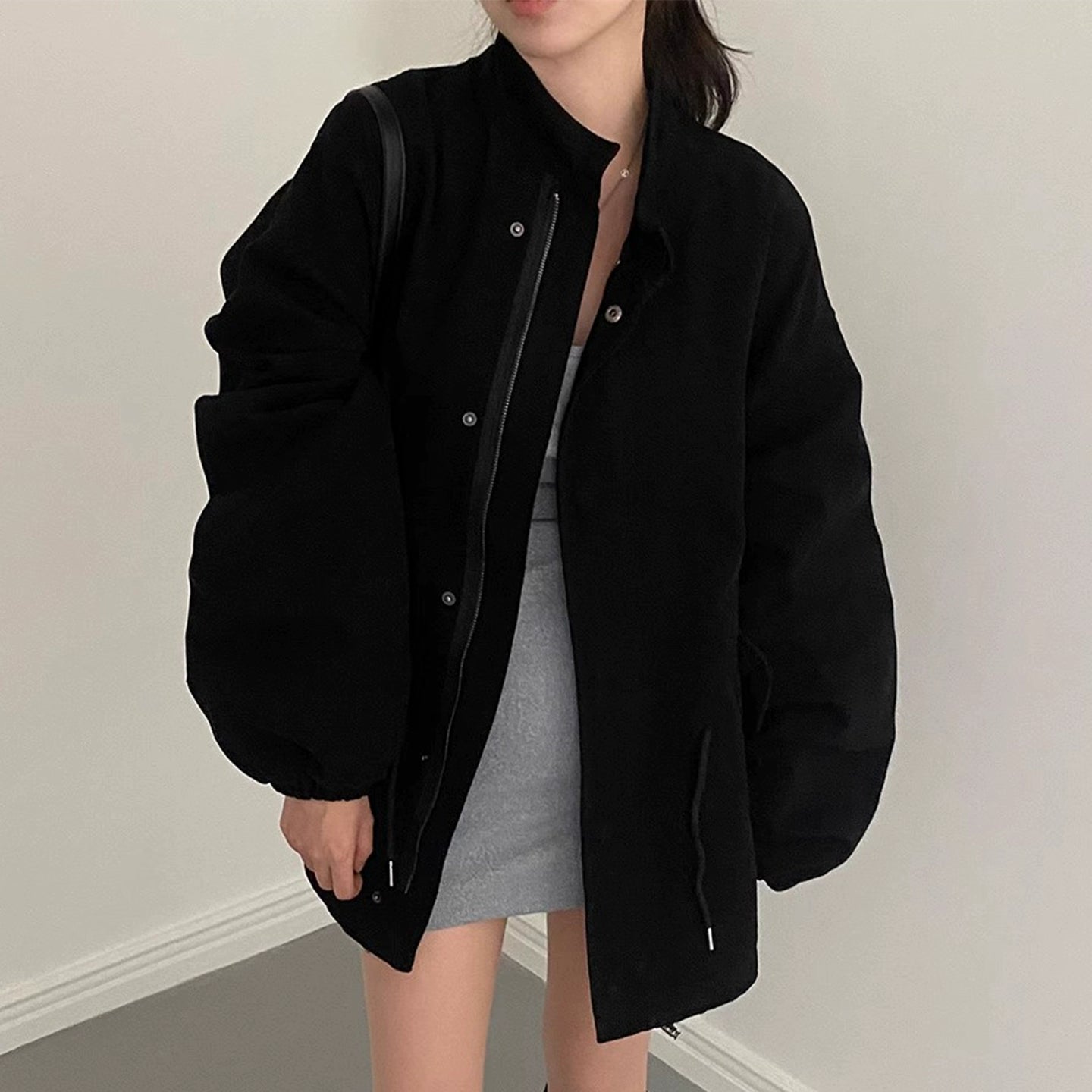 【アウター】春 秋 ジップアップ スタンドカラー ジャケット 【JZシリーズ】