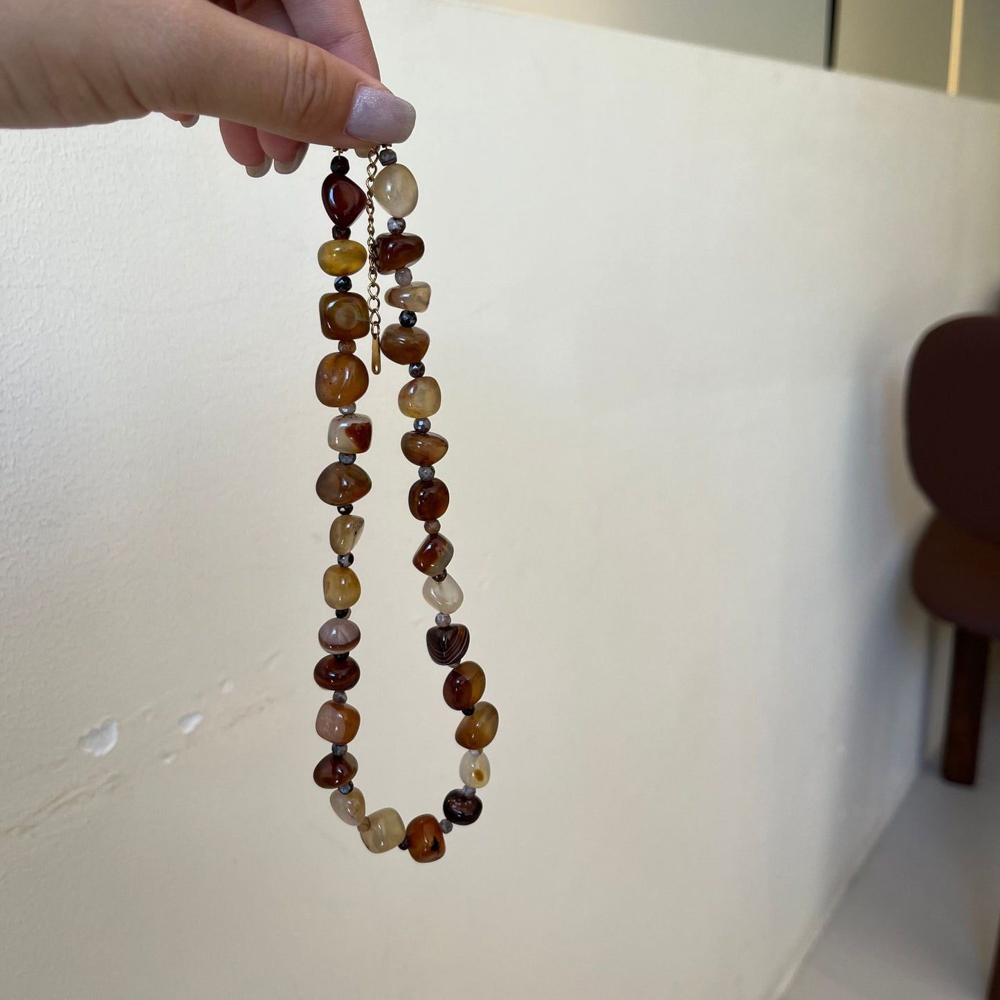 【🎁 B2G1｜先行スタート！】【グッズ】ヴィンテージ風 ビーズ チタン鋼 ネックレス  チョーカー