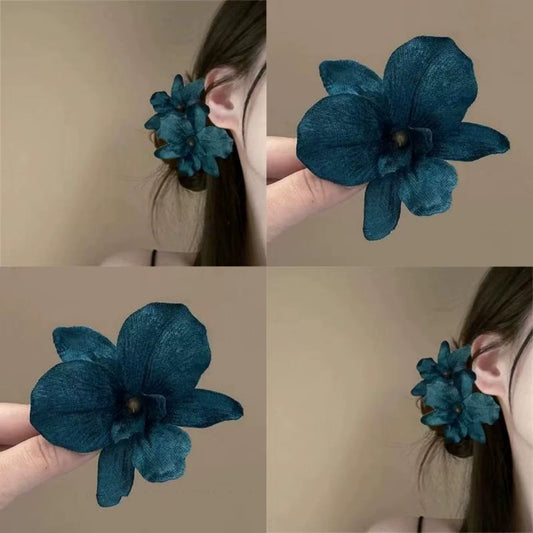 【グッズ】レトロ フラワーヘアアクセサリー 仙気漂う 上品 小众デザイン レディース 髪飾り【SHシリーズ】