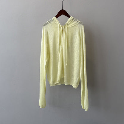 [外套] 夏季防曬連帽針織外套 [SN系列] 