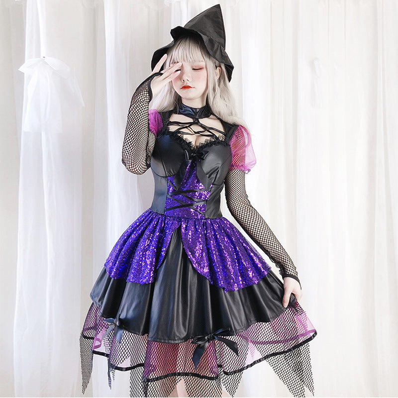 【ハロウィン】コスプレ cosplay リトルウィッチ ウィッチ デビル ヴァンパイア レディース