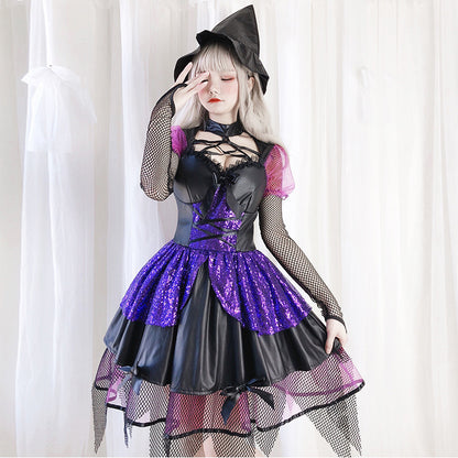 【ハロウィン】コスプレ cosplay リトルウィッチ ウィッチ デビル ヴァンパイア レディース