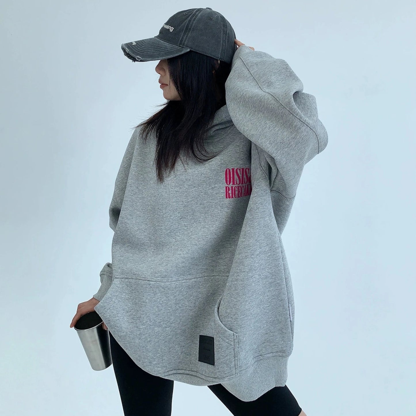 【24AW】【トップス】追加TYPE 高級感 アルファベット プリント 裏起毛 パーカー 【FCシリーズ】