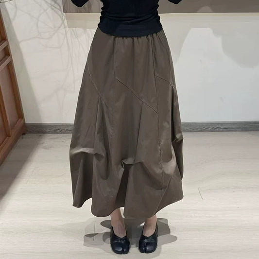 期間限定⭐️60%OFF【ボトムス】プリーツ ウエストゴム ウエストゴム スカート 【JZシリーズ】