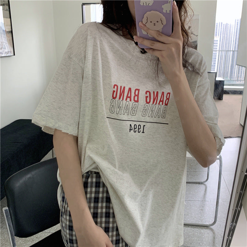 【トップス】日系 夏 シンプル Ｔシャツ