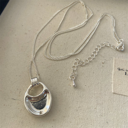 [Goods] 韓國INS風不對稱吊墜項鍊 酷炫奢華長鏈毛衣項鍊