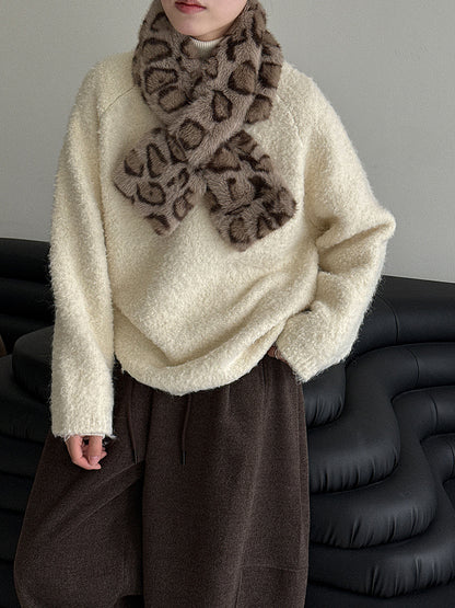 【トップス】ウール粒ボア風 プルオーバー セーター 【JZシリーズ】