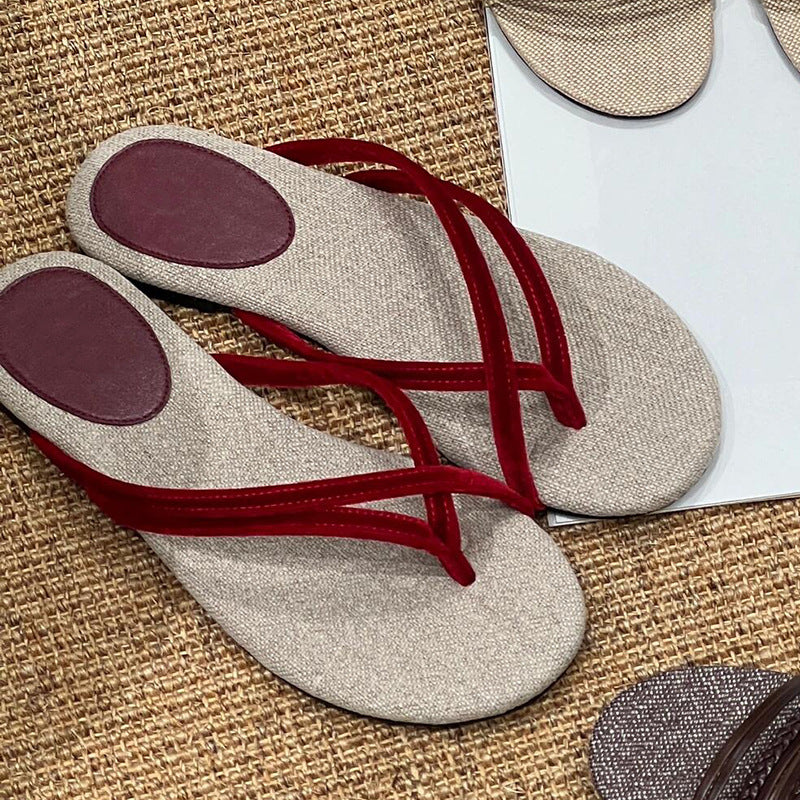 【シューズ】夏 着まわしやすい  グルカ サンダル