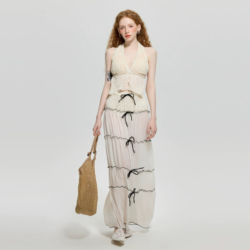 【グッズ】夏 リゾートビーチ向け セパレート ビキニトップ＋ショーツ＋スカート 3点セット 水着 【SHシリーズ】