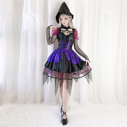 【ハロウィン】コスプレ cosplay リトルウィッチ ウィッチ デビル ヴァンパイア レディース