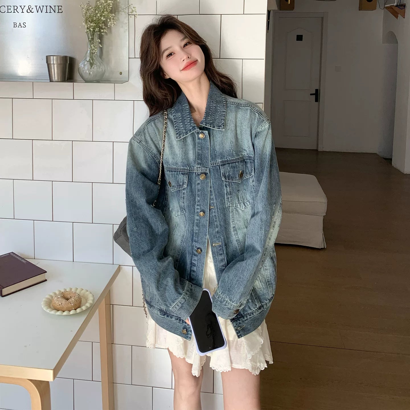 【アウター】香港風 ゆったり カジュアル アメリカン 着痩せ ジャケット【JZシリーズ】