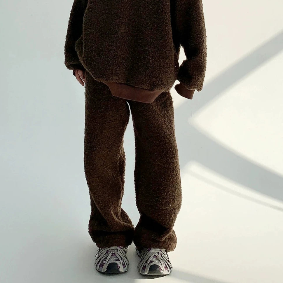 【24AW】【10～15日内発送】【ボトムス】今年らしいコーデ  ストリート 裏起毛 パーカー+パンツ 上下セット 【FCシリーズ】