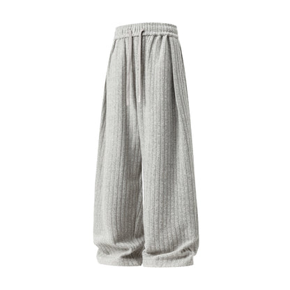 【単品注文】【セットアップ】ヴィンテージ風 ケーブルニット × スウェットパンツ 秋冬 新作 ゆったり ルーズスタイル【FCシリーズ】