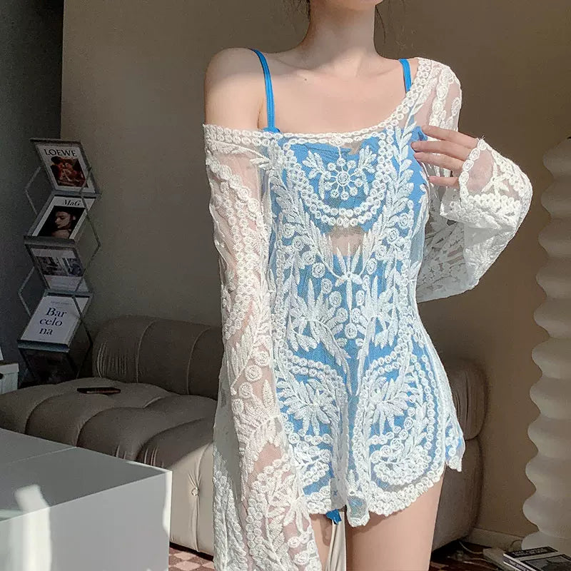 【インナー】大人可愛い INS風水着 レディース 体型カバー 着痩せ セクシー セット水着 リゾート 海 プール【SHシリーズ】