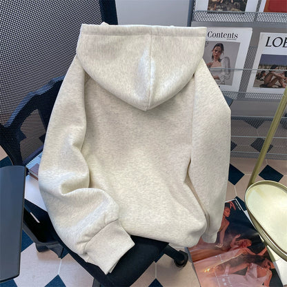 【トップス】🐼 韓国風 カートゥーン パンダ刺繍 フード付きパーカー レディース 秋 ゆったり【FCシリーズ】