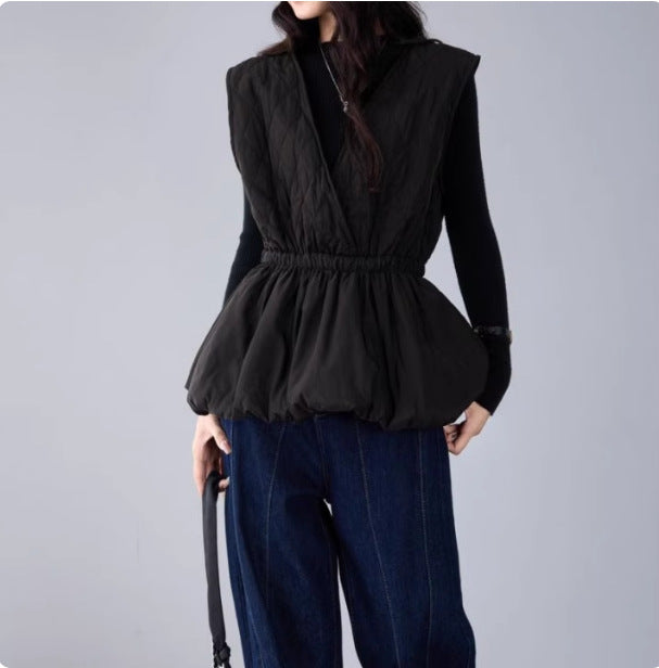 【トップス】日系 春秋新作 ノースリーブ Vネック ベスト